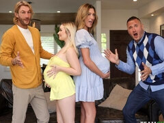 Aria Banks and Adriana Jade are fucking with pretty huge dicks