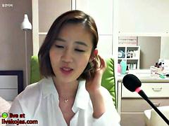 素人, アジア人, 美女, デカパイ, 韓国人, オナニー, 一人, オッパイの