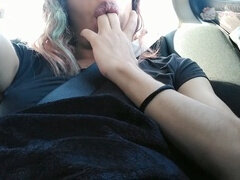 Coche, Universitaria, Orgasmo, Bragas