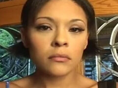 Amateur, Asiatique, Sucer une bite, Brunette brune, Double pénétration, Faciale, Seins naturels, Nénés