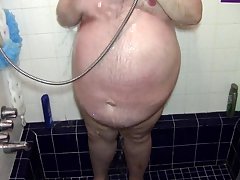 Fat guy in the shower #3
