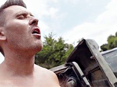 Aruba Jasmine fucking outside