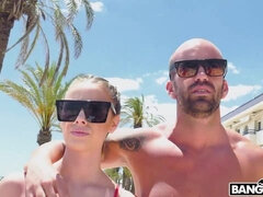 Ass, Blonde, Blowjob, Doggystyle, Outdoor, Public, Shaved, Teen