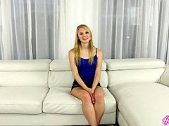 18, ブロンド, フェラチオ, チン, はじめて, Hd, なめる, オマンコ