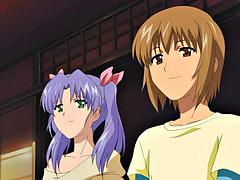 Grote mammen, Pijpbeurt, Sperma, Schattig, Voeten, Openbaar, Trio, Tieten likken