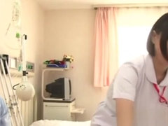 Enthousiasteling, Aziatisch, Grote mammen, Hd, Japaans, Likken, Verpleegster