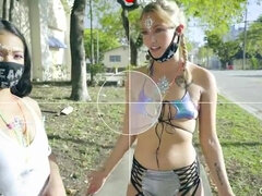 Mamada, Morena, Polla, Cuadrupleta, Grupo, Orgía, Adolescente, Tetas