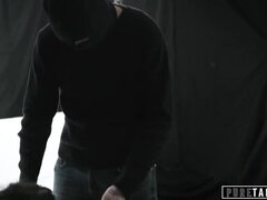 In den arsch, Arsch, Blasen, Freund, Braunhaarige, Doppelpenetration, Realität, Rau