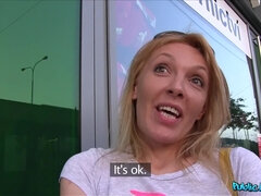 Leie, Tussi, Blondine, Besamung, Hundestellung, Europäisch, Geld, Pov