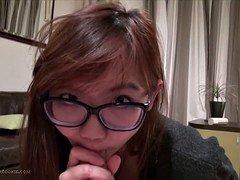 Asiatisch, Blasen, Masturbation, Solo