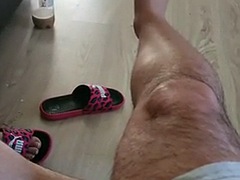 デカチン, フェラチオ, 熟年, パンティ, オマンコ, ルーマニア人, 剃毛, 妻