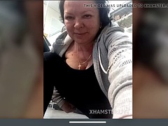 Mature, Nue  à poil, Public, Chatte, Nénés