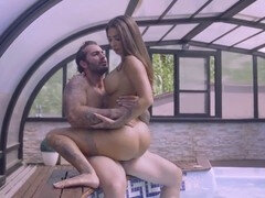 Sperma shot, Sportzaal, Latijnse vrouw, Buiten, Biljart, Openbaar, Kut duiken