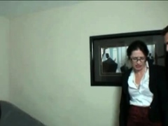 Braunhaarige, Geschnappt, Spermaladung, Handjob, Hardcore, Milf