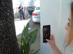 Kenzie Madison witnesses a cop altercation and makes the cop fuck her