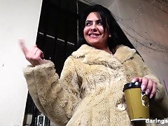 Eastern street prostitute gets paid to suck balls