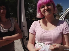 Annie & Marina - Drive By Pissing