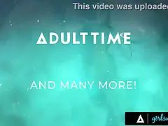 EmmaMagnolia & Holly Day's hot lap dance & finger play with pussyrubbing frenzy