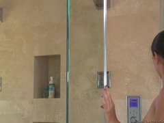 茶髪の, キス, なめる, マッサージ, オイル, オマンコ