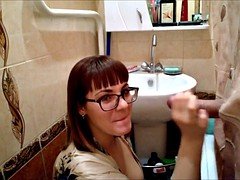 Leie, Bad, Blasen, Spermaladung, Schlucken