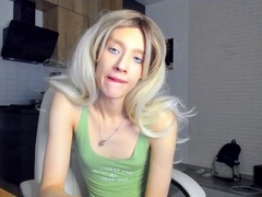 Amateur, Rubia, Linda, Consolador, Sexo soft, Solo, Adolescente, Camara web
