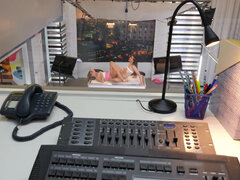 デカ尻, デカパイ, 茶髪の, ヒール, ピアス, オマンコ, タトゥー, ヒモパン