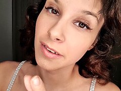 Jerk off instruction jack off instructions - sperm in my mouth - facial cumshot point of view asmr