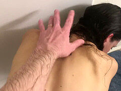 Shower fuck, pov, milf facial
