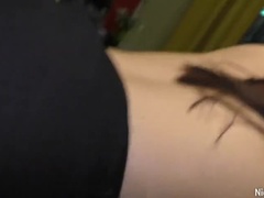 Leie, Arsch, Grosser arsch, Muschi, Rotschopf, Rau, Verführt, Patschen