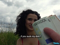 Thomas Hyka talks Mia Navarro into having sex fun outdoors