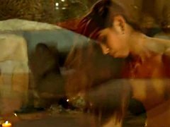 フェラチオ, 茶髪の, 手コキする, インド人, 淫乱熟女, フェラする