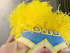 Pom pom girl, Masturbation, Pov