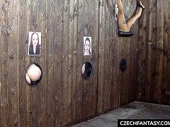 緊縛, フェラチオ, 乱交, のぞき穴, パーティ, 現実, 叫ぶ, オッパイの
