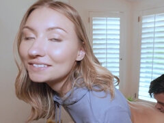 Blonde, Sucer une bite, En levrette, Branlette thaïlandaise, Hd, Léchez, Seins naturels, Chatte