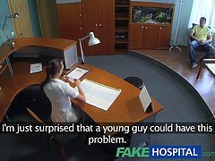 Mea Melone's fakehospital sex: POV nurse gives patient a hard reality check