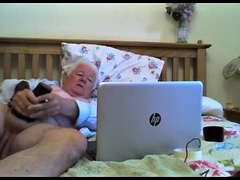 Homosexuelle, Grandpère, Masturbation, Webcam