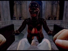 3 dimensionaal, Bondage discipline sadomasochisme, Grote mammen, Gebondenheid, Dominante vrouw, Spel, Latex