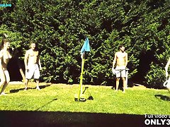 デカパイ, フェラチオ, 茶髪の, フォアサム, Hd, なめる, アウトドア, スペイン人
