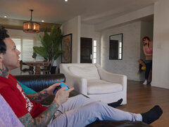 Threesome with luscious Aubree Valentine and Abigaiil Morris