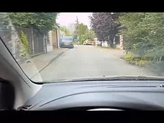 美人, ブロンド, 車, 浮気する, チン, Hd, ハメ撮り, 剃毛