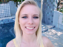 Blondine, Blasen, Spermaladung, Aufs gesicht abspritzen, Handjob, Hd, Pov, Jungendliche (18+)