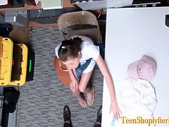 Reality teen shoplifter throating