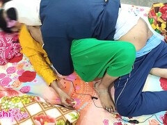 18, 大学生, カップル, 中出し, インド人, 母, オマンコ, ストッキング