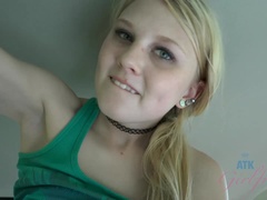 Leie, Arsch, Blondine, Blasen, Freundin, Pov, Dürr, Titten