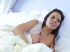 Anal, Cul, Gros seins, Mariée, Brunette brune, Tromperie, Couple, Mariage