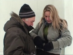 Blasen, Spermaladung, Klaffend, Handjob, Im freien, Muschi, Vintage