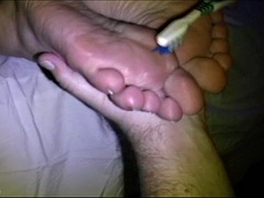 Tickle foot worship