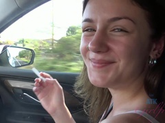 Enthousiasteling, Strand, Vriendin, Orgasme, Gezichtspunt, Kut duiken, Roken, Nat