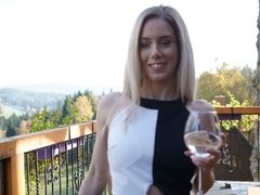 ブロンド, フェラチオ, チン, バック, 手コキする, 秘密の, ガリガリ, ティーン