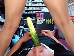素人, アジア人, 中出し, オナニー, 穴開きパンティ